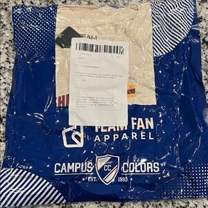 NFL Team Apparel Washington Campus Colors Women's Cream Hoodie